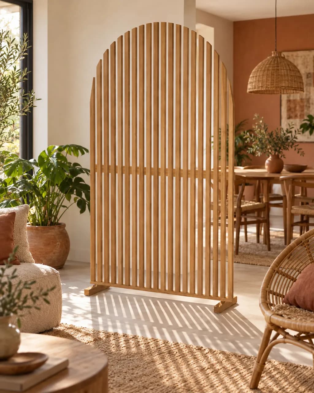 Arche · Claustra bois intérieur