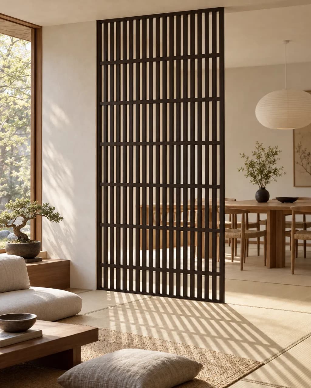 Asakusa · Claustra bois intérieur