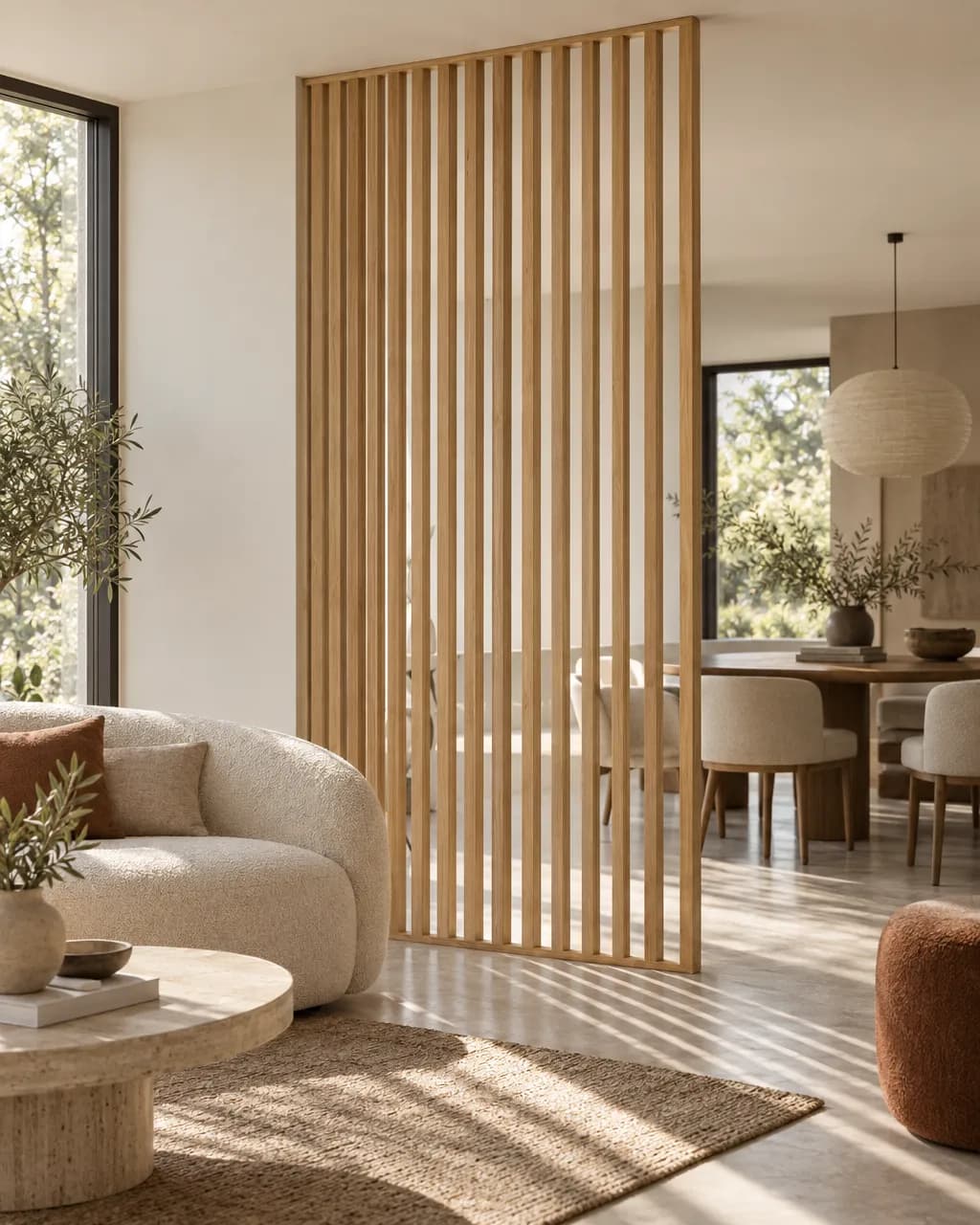 Aube · Claustra bois intérieur
