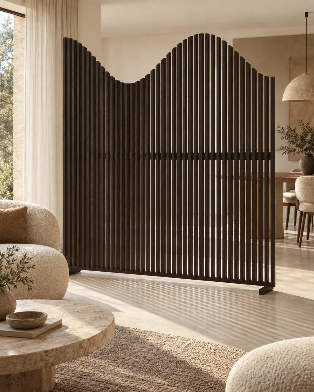 Dune · Claustra bois intérieur