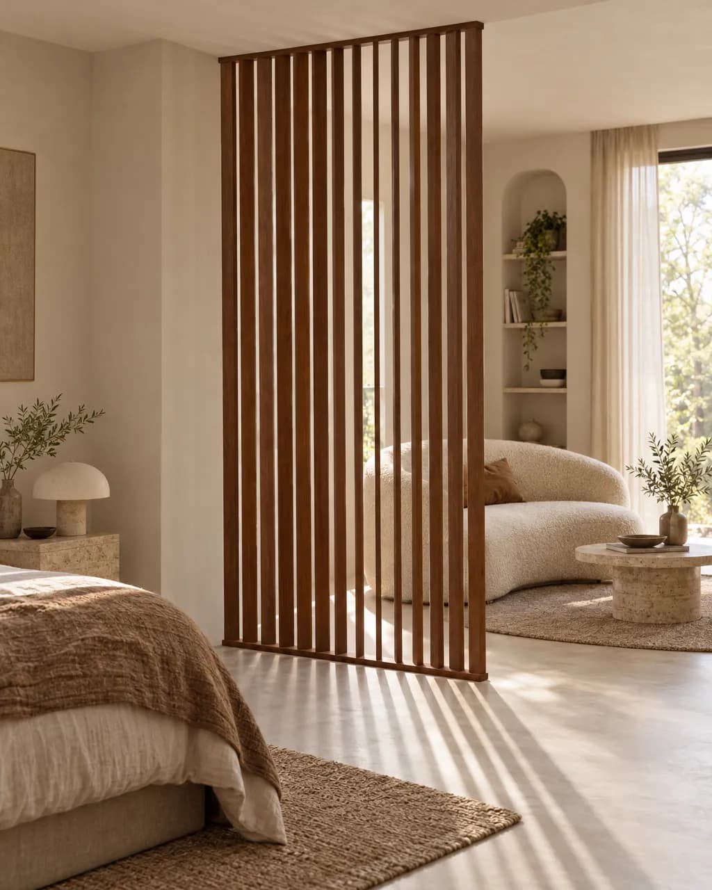 Hélice · Claustra bois intérieur