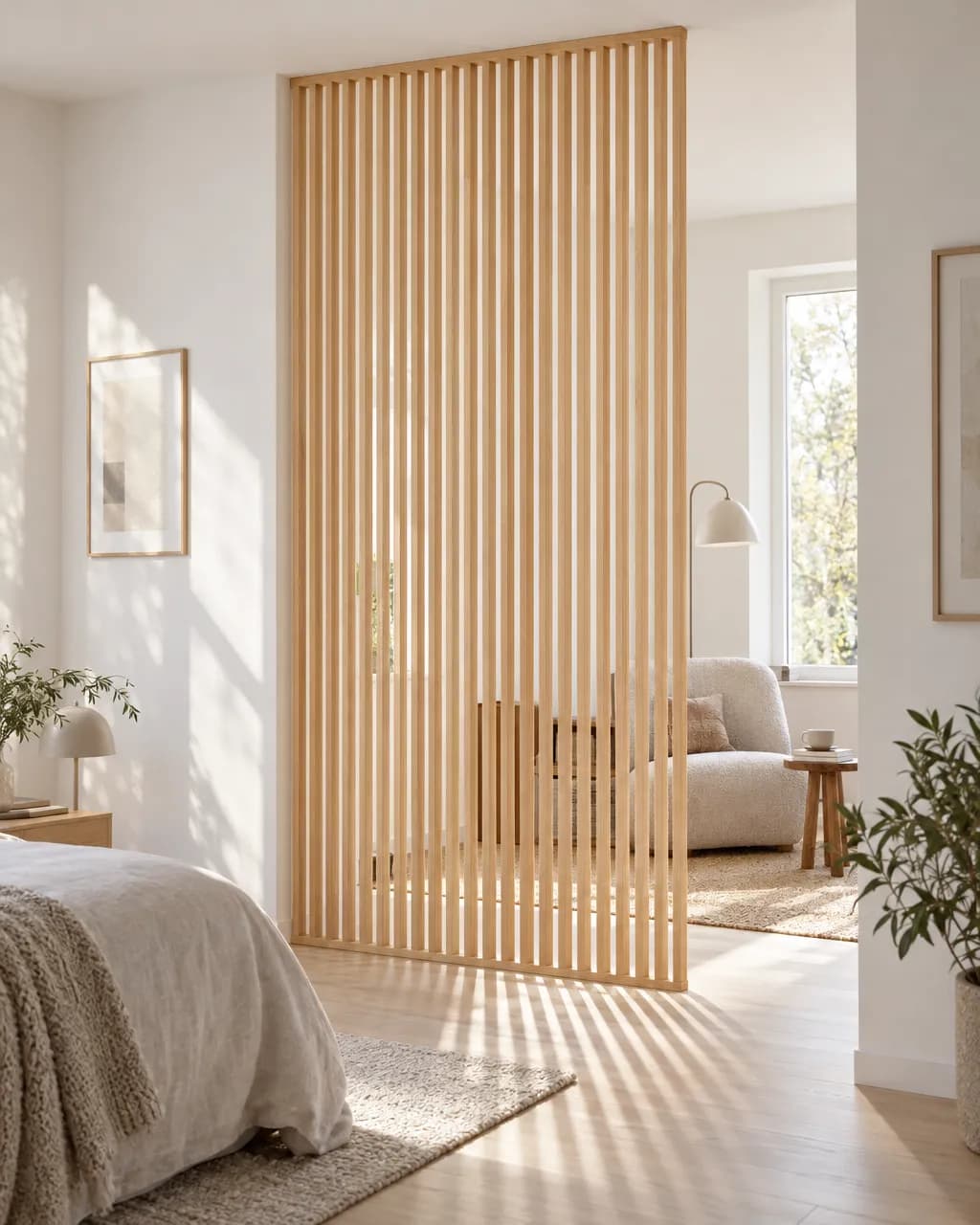 Nordique · Claustra bois intérieur
