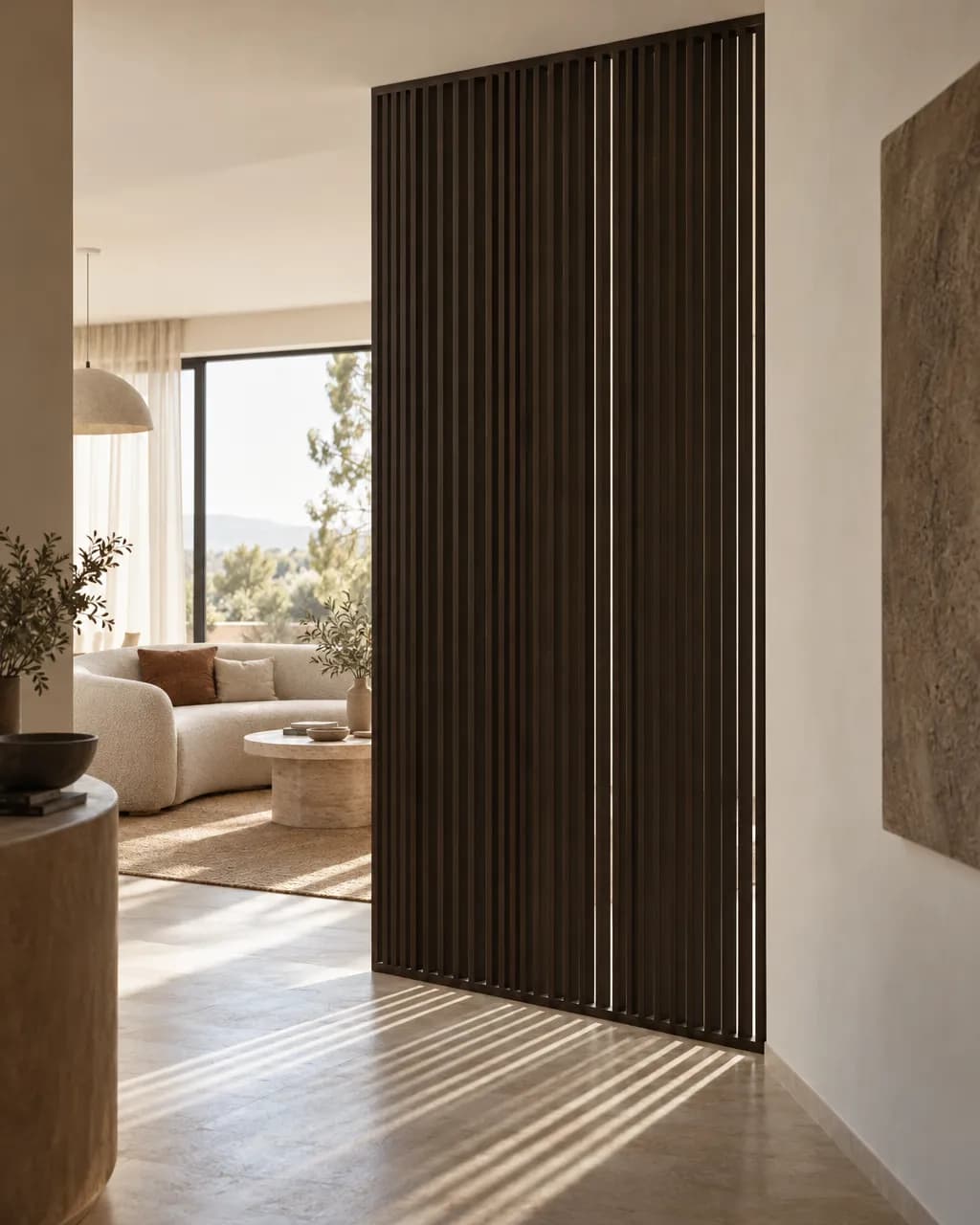 Ressac · Claustra bois intérieur