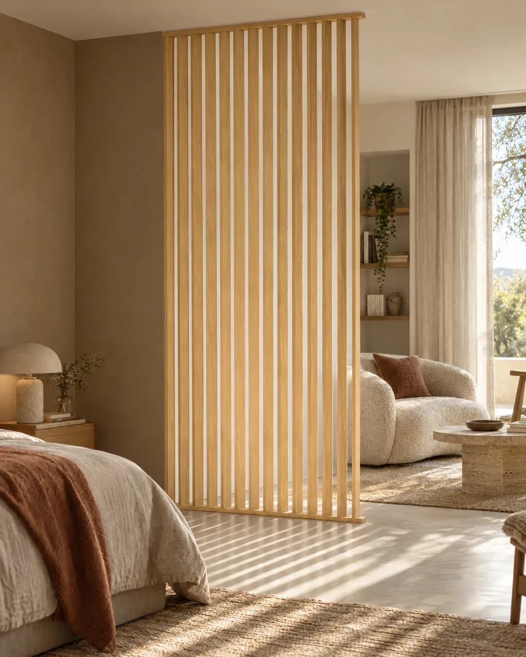 Torsade · Claustra bois intérieur
