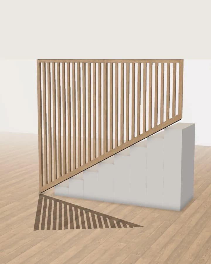 Escalier · Vue 3D