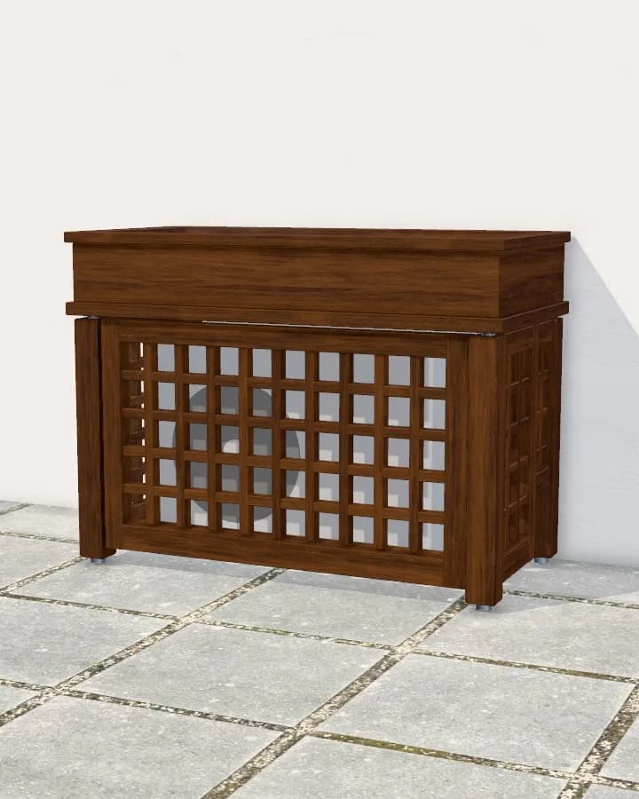 Jardinière · Vue 3D